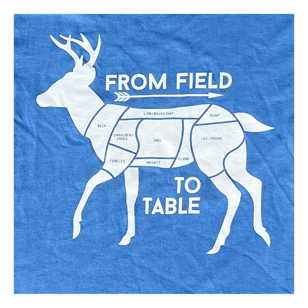 Field to Plate Youth T-Shirt - Blue - The Kendall Jones Store